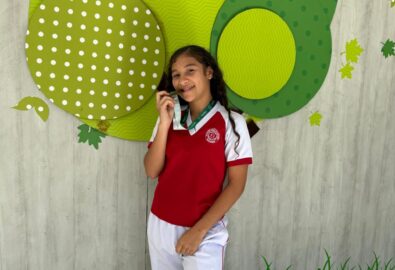 Shaira Sofía Rodríguez Mondragón, del grado 5-2 de la sede A, jornada única, quien alcanzó el primer lugar en la modalidad de Taekwondo